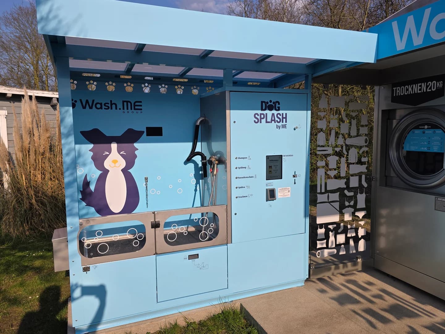 Hunde-Waschstation am Wohnmobilpark Xanten
